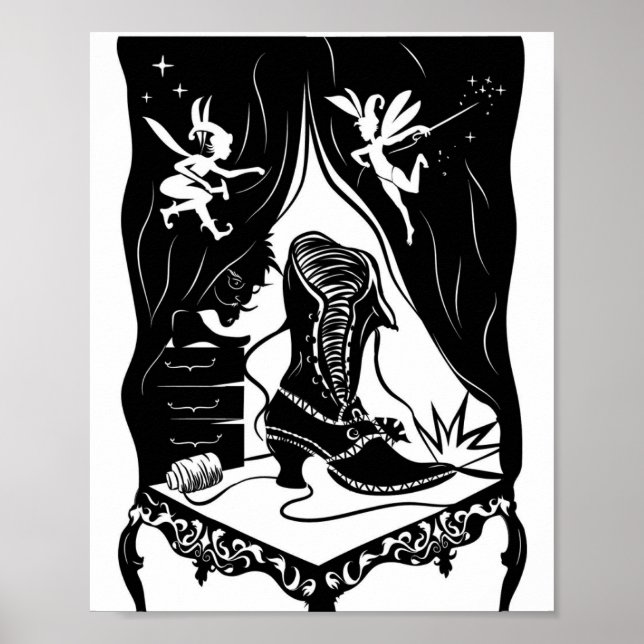 Elves och Shoemaker Poster (Framsidan)