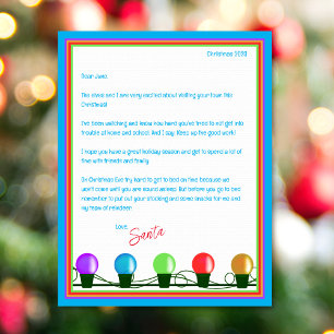 Elves & Santa Brev Pappra Lakan