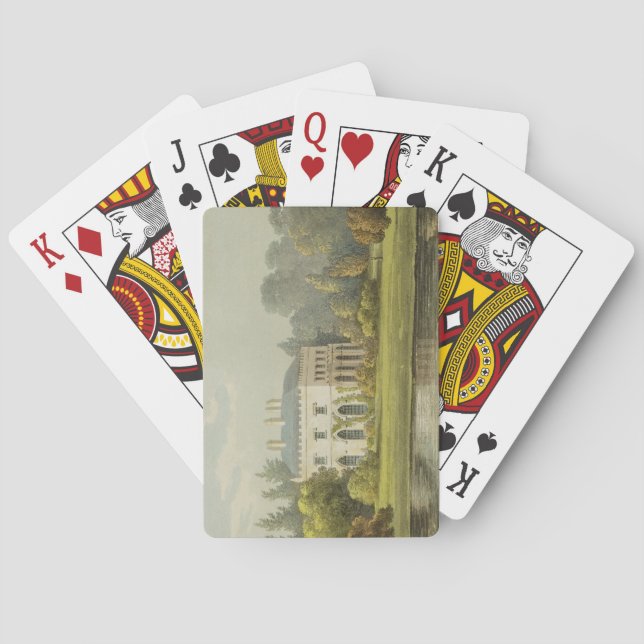 Elvills, Englefield Grönt, från Ackermanns "Repos" Casinokort (Baksidan)