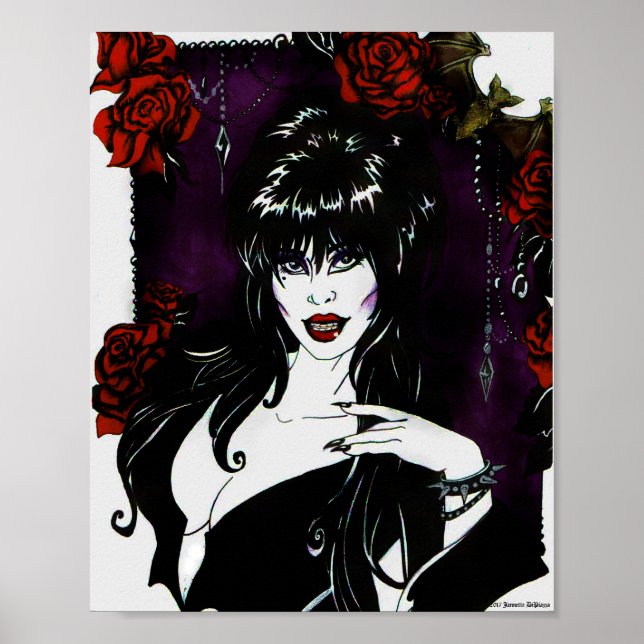 Elvira Poster (Framsidan)