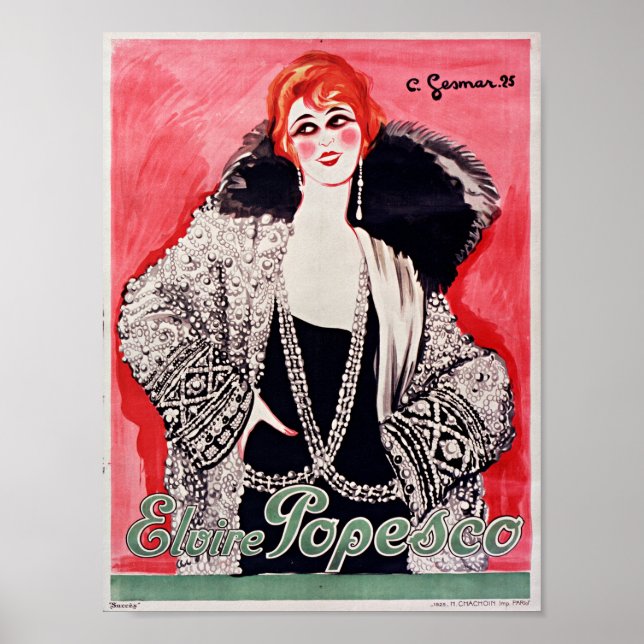 Elvire Popescu Poster (Framsidan)