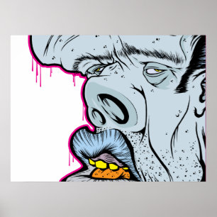 Elvis har Lämnat Byggnaden Poster