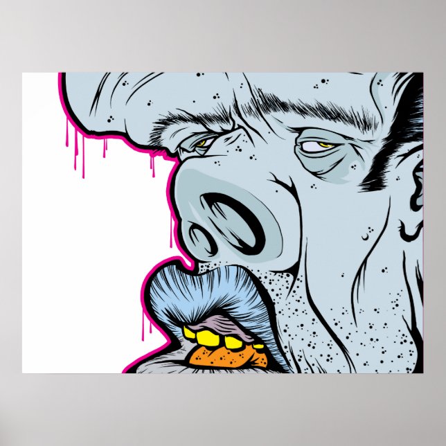 Elvis har Lämnat Byggnaden Poster (Framsidan)