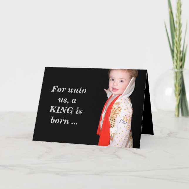 Elvis julkort helgkort (Framsida)