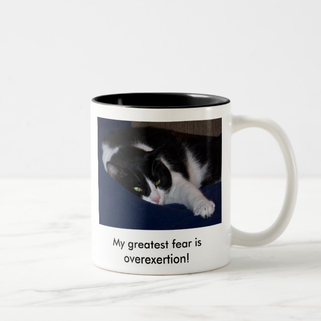 Elvis_on_Zazzle_Overexertion min mest underbara Två-Tonad Mugg (Höger)