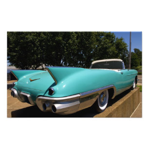 Elvis Presleys gröna cabriolet i Fototryck