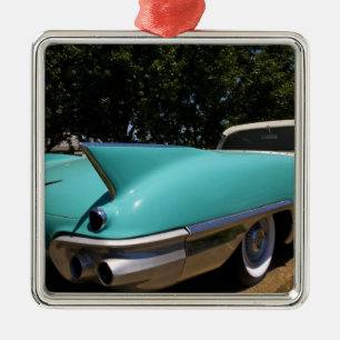 Elvis Presleys gröna cabriolet i Julgransprydnad Metall