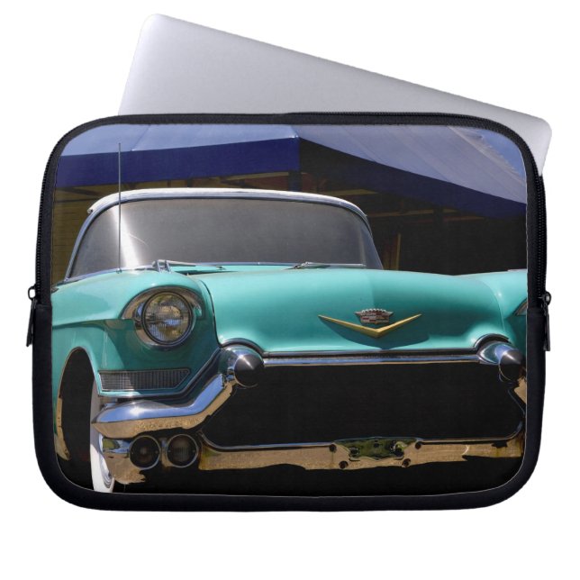 Elvis Presleys gröna cabriolet i Laptop Fodral (Framsidan)