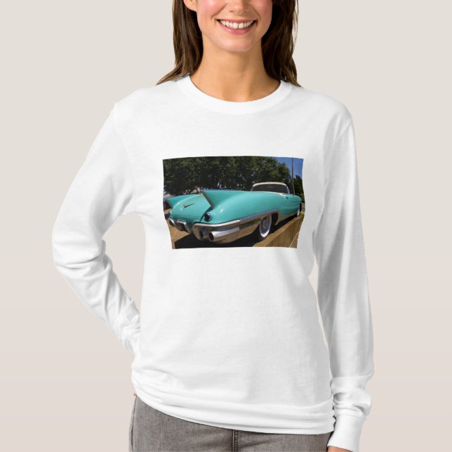 Elvis Presleys gröna cabriolet i T Shirt (Framsida)