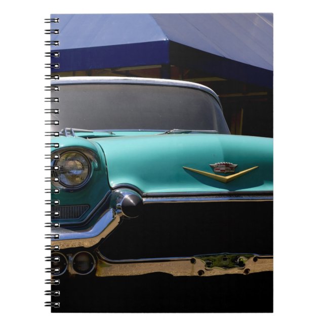Elvis Presleys Grönt Cadillac Konvertibel i Anteckningsbok (Framsidan)