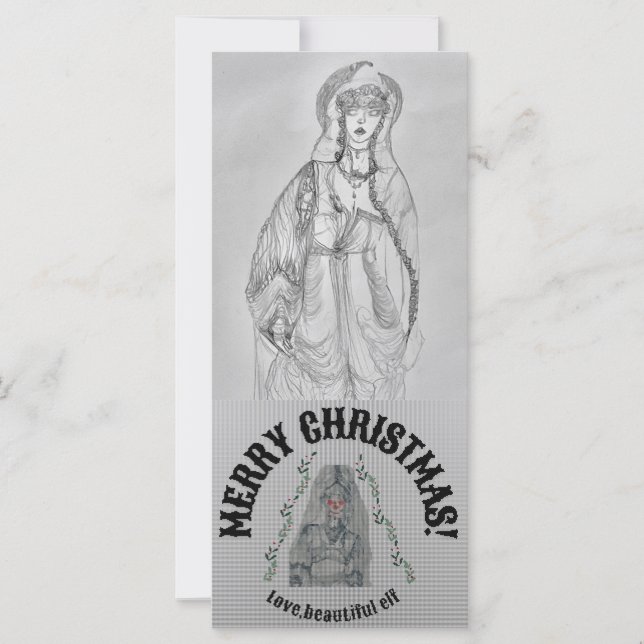 Elvish Julkort (Framsida)