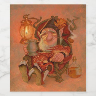 Elvish Vin Vinflaska Etikett