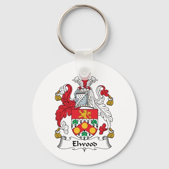 Elwood Family Crest Nyckelring (Framsida)