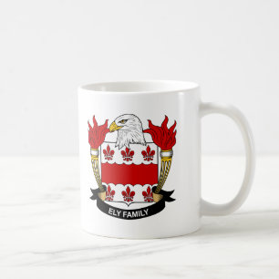 Ely familjvapensköld kaffemugg