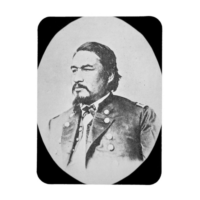 Ely Samuel Parker (1828-95) Seneca Chief and Feder Magnet (Vertikal)