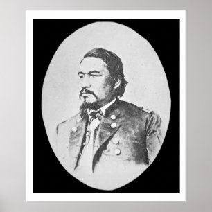 Ely Samuel Parker (1828-95) Senecachef och Feder Poster