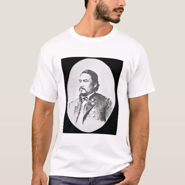 Ely Samuel Parker (1828-95) Senecachef och Feder T Shirt (Framsida)