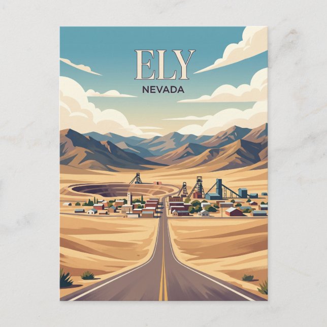 Ely USA Vykort (Framsida)