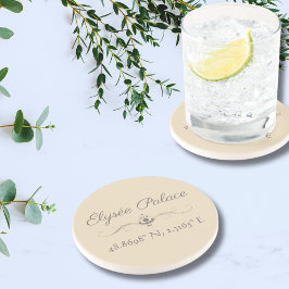 Élysée Palace Latitude Longitud Underlägg