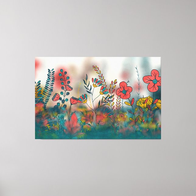 Elysian Blooms Canvastryck (Framsida)