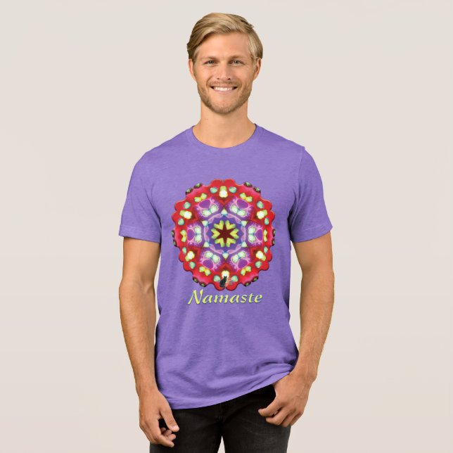 Elysium Namaste Kalejdoskop T-shirt (Framsida Full)