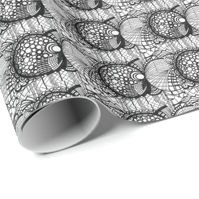 Elyssa designgåva som slår in papper presentpapper (Rullad Hörn)