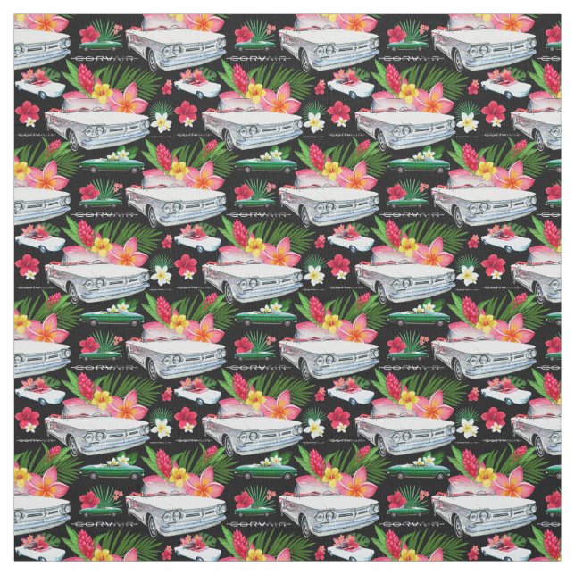 Em-cabriolet Corvair-black2 Tyg (Provkarta)