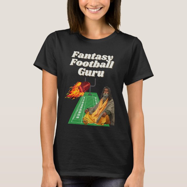 EM i Guru-ligan i Fantasy Football Champion T Shirt (Framsida)
