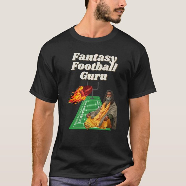 EM i Guru-ligan i Fantasy Football Champion T Shirt (Framsida)