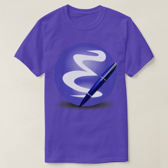 Emacs T Shirt (Design framsida)