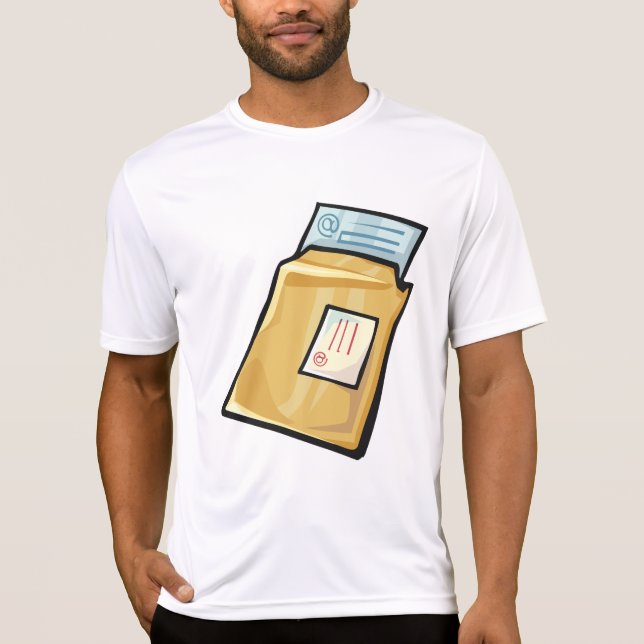 Email Envelope Digital Mail and Newsletter T Shirt (Framsida)