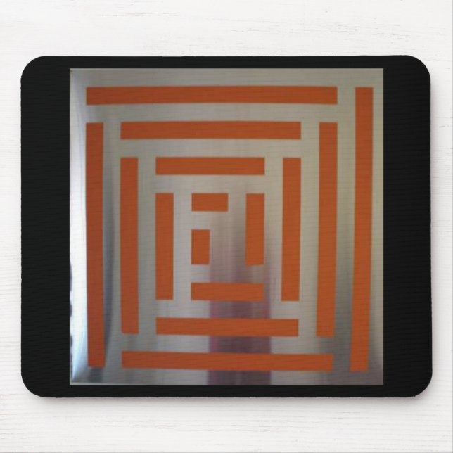 Emalj på rostfritt stål musmatta (Framsidan)