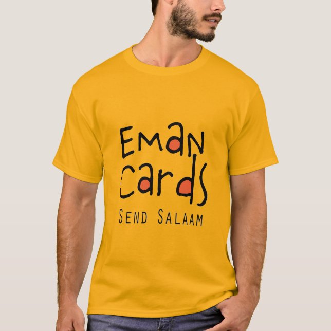 Eman-kort Skicka Salaam T Shirt (Framsida)