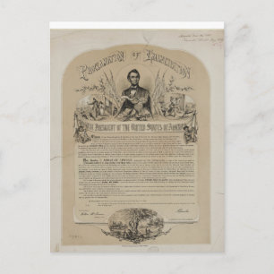 Emancipationkungörelse B B Russell & Co (1868) Vykort