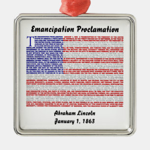 Emancipationkungörelse Julgransprydnad Metall