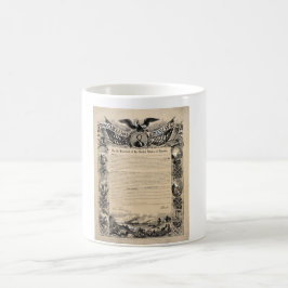 Emancipationkungörelsetryck Kaffemugg