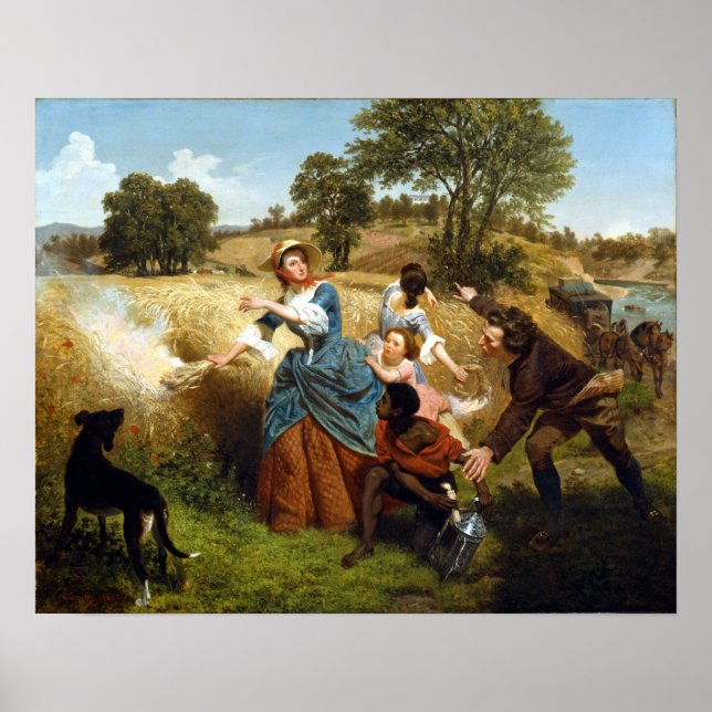 Emanuel Gottlieb Leutze Schuyler Poster (Framsidan)