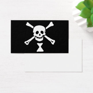 Emanuel Wynne Piratflagga Jolly Roger Visitkort