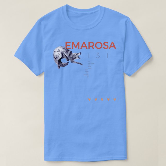 Emarosa  t shirt (Design framsida)