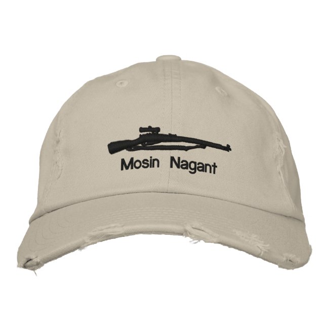 Emb. Mosin Nagant justerbar Hat W/Sovjetstjärna Broderad Keps (Framsida)