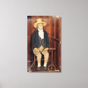 Embalmed förkroppsligar av Jeremy Bentham Canvastryck