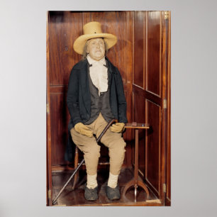 Embalmed förkroppsligar av Jeremy Bentham Poster