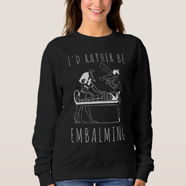 Embalming Embalmer Mortician Cemetery Funeral Dire T Shirt (Framsida)