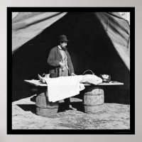 Embalming Surgeon at Work 1864