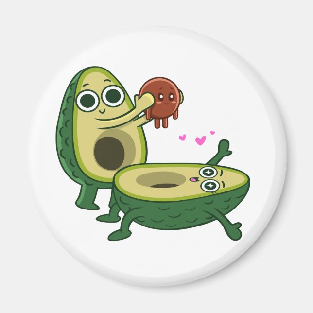 Embarazo aguacate magnet (Framsidan)