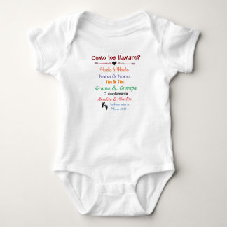 Embarazo/gravidmeddelande T-shirt