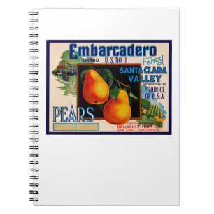 Embarcadero Pears Anteckningsbok