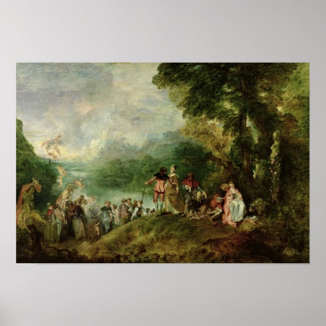 Embarkation for Cythera, 1717 Poster (Framsidan)