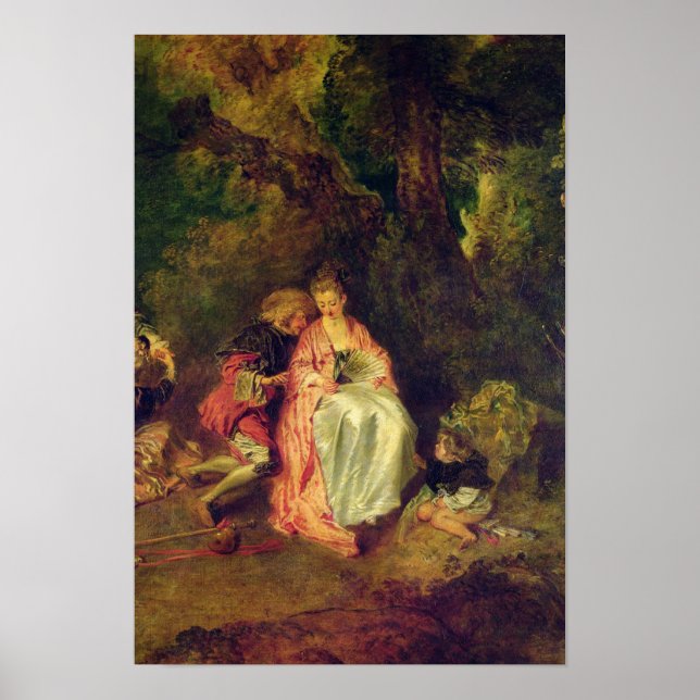 Embarkation for Cythera, 1717 Poster (Framsidan)