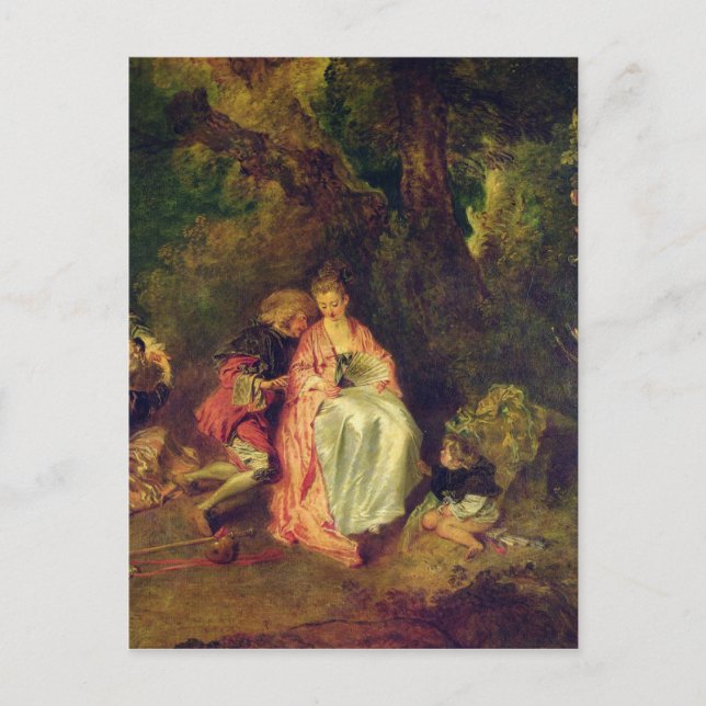 Embarkation for Cythera, 1717 Vykort (Framsida)